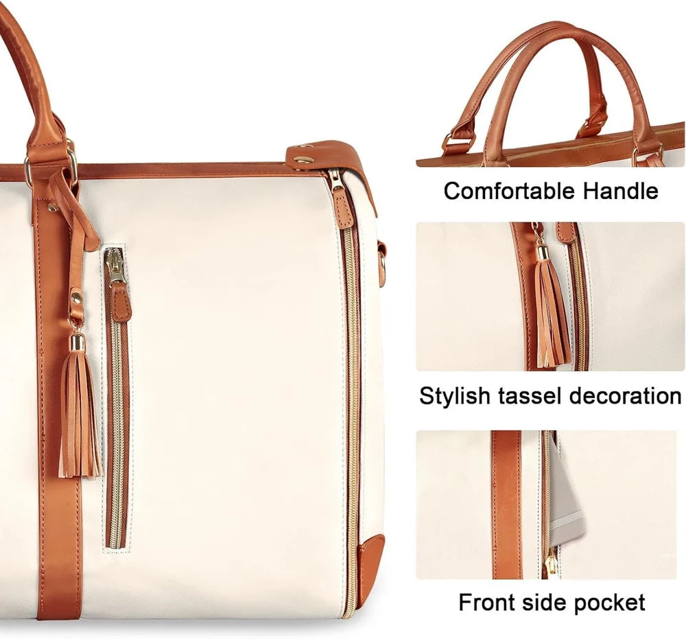 Luvera 2 in 1 Convertible Garment Duffle Bag